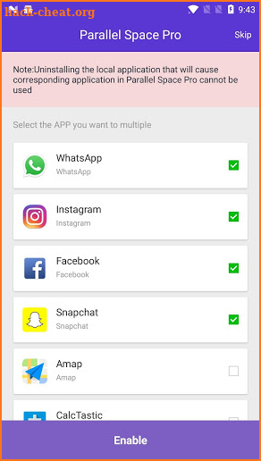 Parallel App Assist screenshot