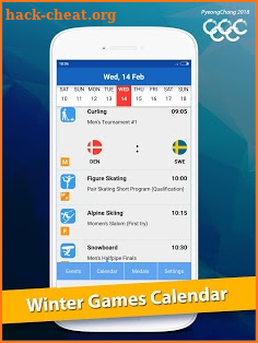 Paralympic Games 2018: Schedule screenshot