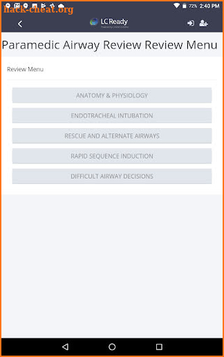 Paramedic Airway Review screenshot