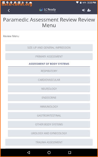 Paramedic Assessment Review screenshot