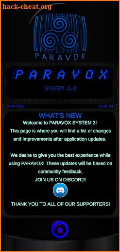 PARAVOX ITC SYSTEM 3 screenshot