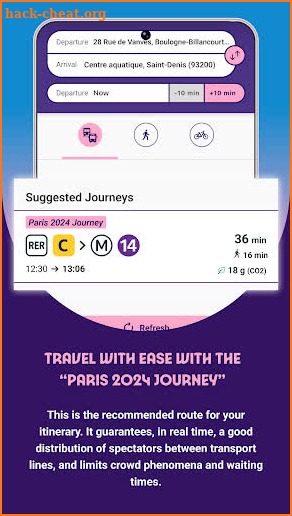 Paris 2024 Public Transport screenshot