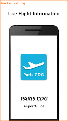 Paris CDG Airport Guide - Flight information screenshot