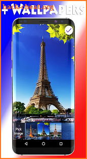 Paris Eiffel Tower Lock Screen screenshot