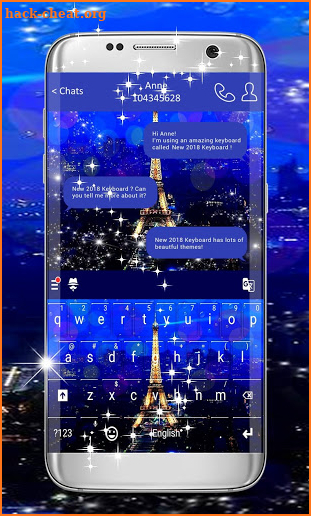 Paris Keyboard Theme screenshot