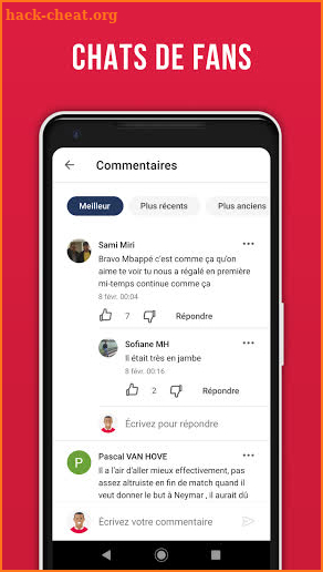 Paris Live – not official soccer app for PSG fans screenshot