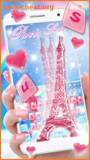 Paris Love Theme Keyboard screenshot