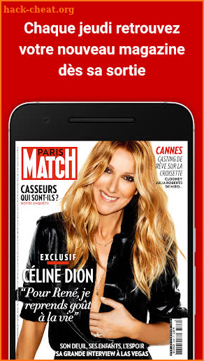 Paris Match Magazine screenshot