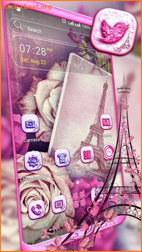 Paris Memory Launcher Theme screenshot
