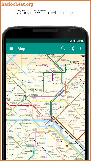 Paris Metro – official metro map and train times screenshot