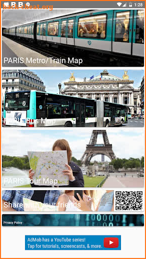 Paris Metro, Train, Bus, Tour Map Offline screenshot