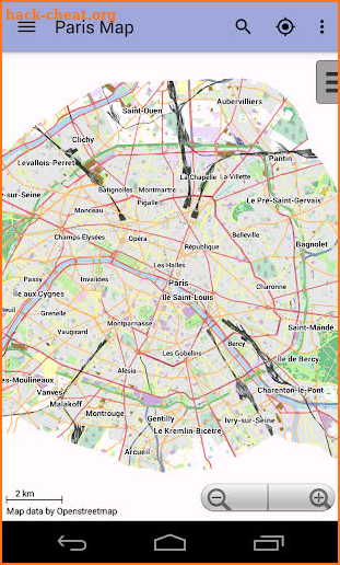 Paris Offline City Map screenshot