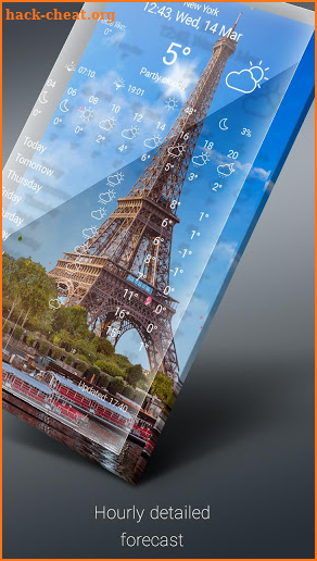 Paris Weather Live Wallpaper screenshot