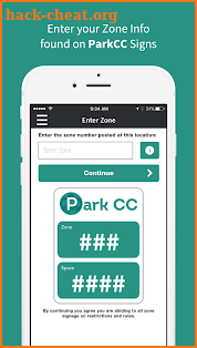 Park CC Mobile Payment Parking screenshot