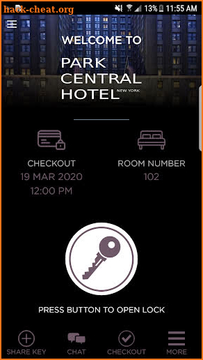 Park Central Hotel screenshot