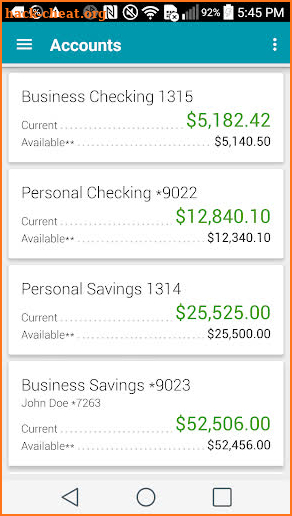 Park Side CU Mobile Banking screenshot