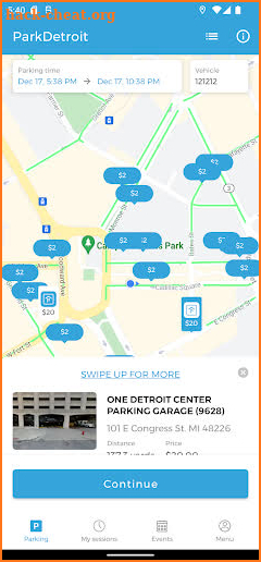 ParkDetroit screenshot