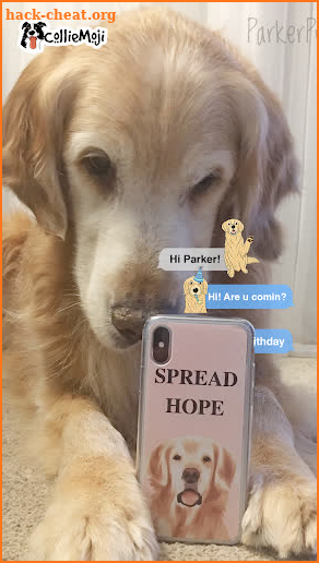 ParkerMoji - Golden retriever Emojis & Dog Sticker screenshot