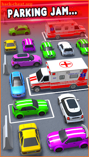 Parking Jam: Ambulance Car Out screenshot