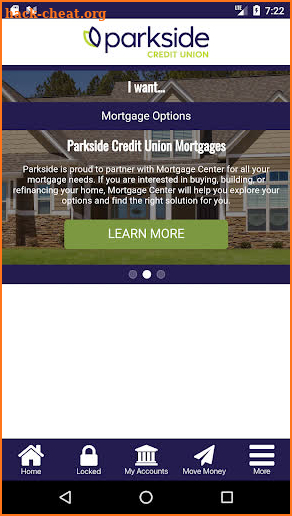 Parkside Credit Union screenshot