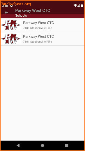 Parkway West CTC screenshot