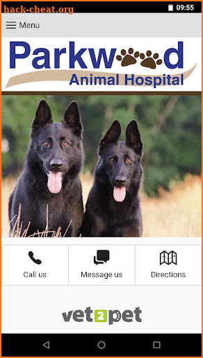 Parkwood Animal Hospital screenshot