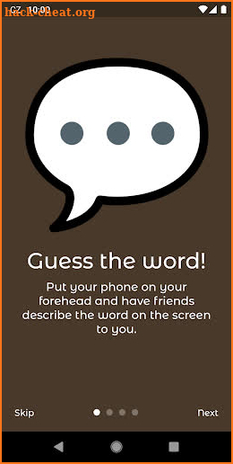 Parlera - word guessing game screenshot