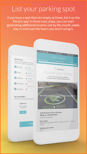 ParqEx - The Smart Parking Platform screenshot