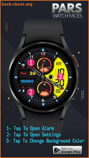 Pars Hybrid Watch Face screenshot