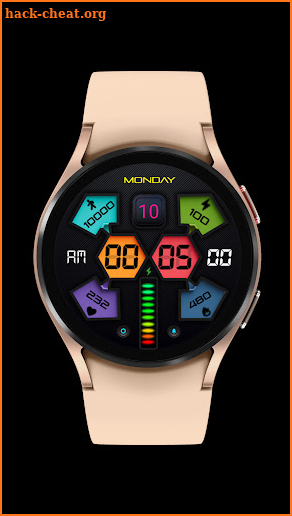 Pars Lidia Digital Watch Face screenshot