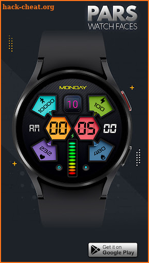 Pars Lidia Digital Watch Face screenshot