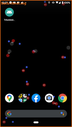Particles Live Wallpaper screenshot