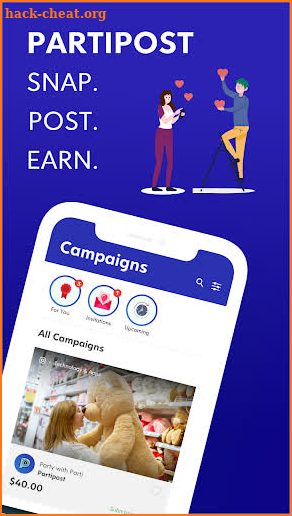 Partipost: Join influencer campaigns screenshot