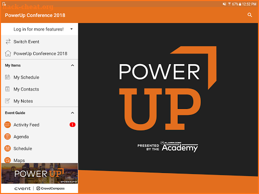 Partner PowerUp Conference screenshot