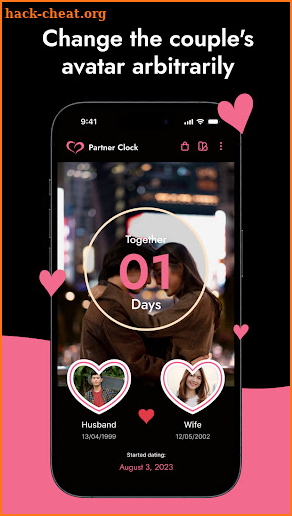 PartnerClock: Couple Clock screenshot