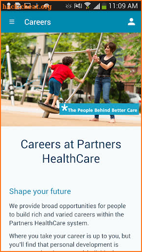 Partners HealthCare screenshot