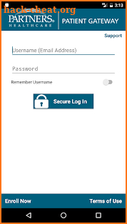 Partners Patient Gateway screenshot