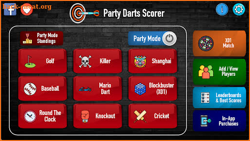 Party Darts Scorer screenshot