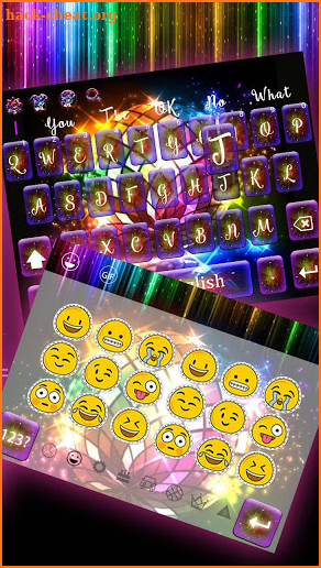 Party night neon keyboard screenshot