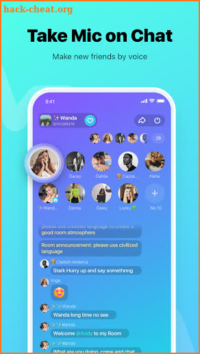 PartyChat - Free Voice Chat Room screenshot