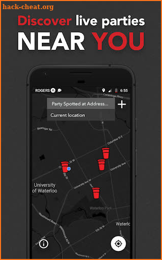 PartyFinder screenshot
