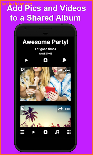 PartyPal - Share Pics, Videos, Music with Friends screenshot
