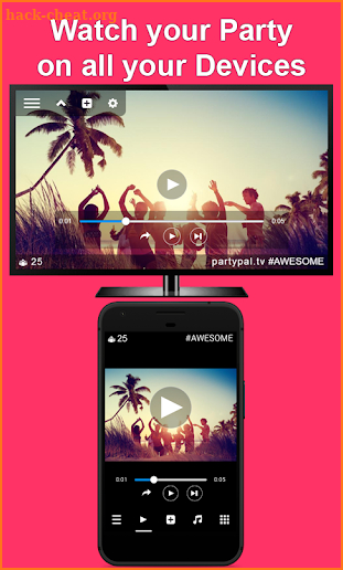 PartyPal - Share Pics, Videos, Music with Friends screenshot