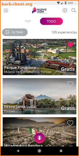 Pasaporte Nuevo León Extraordinario screenshot