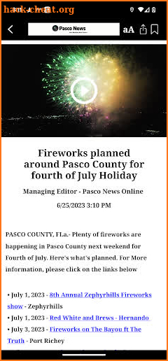 Pasco News screenshot