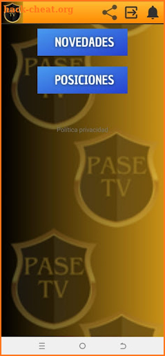 Pase tv screenshot