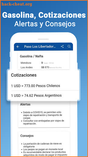 PasosFronterizos screenshot