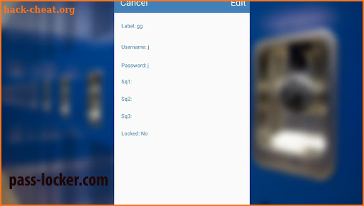 Pass-Locker - The Password Storage App screenshot
