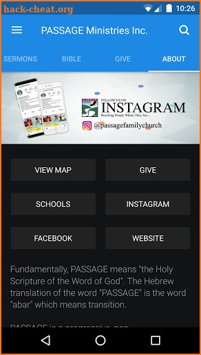 PASSAGE Family Church screenshot