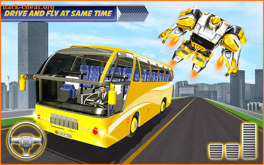 Passenger Bus Robot Simulator - Robot City Battle screenshot
